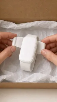 Still frame of the unboxing clip