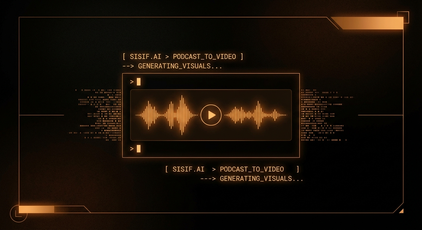 Elevate Your Podcast with AI-Generated Videos Using Sisif.ai