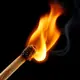 A close flame